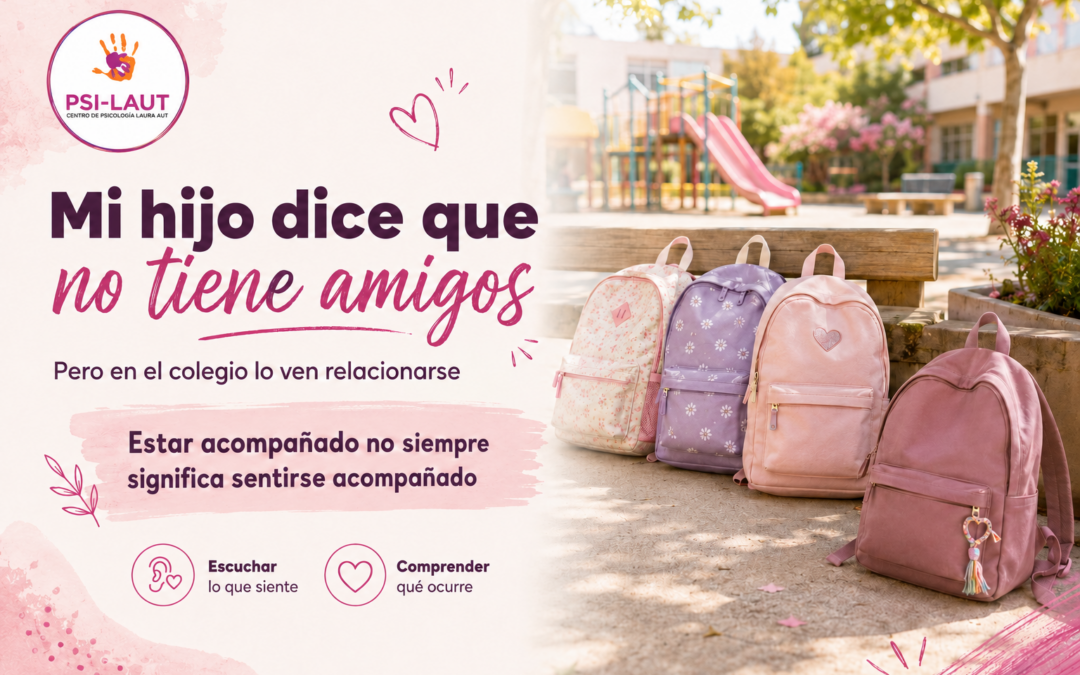 Mi hijo dice que no tiene amigos, pero en el colegio lo ven relacionarse: ¿qué puede estar pasando?